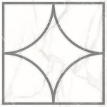 Керамогранит декор Каррара Нова / Carrara Nova 7346-0002 450х450 геометрия Lasselsberger - uralkafel.ru - Уфа