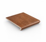 Клинкерная ступень-флорентинер Roccia Rosso 294х340 коричневая 9340.0841 Stroeher - uralkafel.ru - Уфа