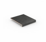 Клинкерная ступень рядовая Gravel Blend Black 294х340 черная 9430.0963 Stroeher - uralkafel.ru - Уфа
