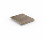 Клинкерная ступень рядовая Gravel Blend Taupe 294х340 серо-коричневая 9430.0964 Stroeher - uralkafel.ru - Уфа