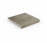 Клинкерная ступень угловая Gravel Blend Taupe 340х340 серо-коричневая 9441.0964 Stroeher - uralkafel.ru - Уфа