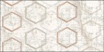 Декор настенный керамический Apulia Oro Hexagone 315х630 бежевый Азори - uralkafel.ru - Уфа