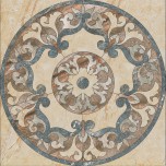 Панно напольное Генезис (Genesis) 1200х1200 бежевый K-101/LR/d01-cut Kerranova - uralkafel.ru - Уфа