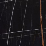 Керамогранит Марбл Тренд Неро дорато (Marble Trend Nero dorato) K-1004/MR 600х600 черный матовый Kerranova - uralkafel.ru - Уфа