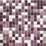 Мозаика стеклянная Pion 327х327 фиолетовая Bonaparte mosaic - uralkafel.ru - Уфа