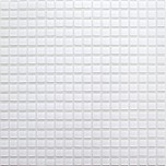 Мозаика стеклянная Super white 300х300 белая Bonaparte mosaic - uralkafel.ru - Уфа