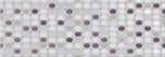 Декор настенный керамический Malwiya Grey Geometria 242х700 Eletto Ceramica - uralkafel.ru - Уфа