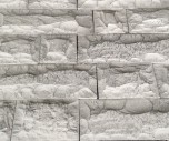 Искусственный декоративный камень Дербент белый+серебро (100x100, 100x150, 100x300) Артштайн - uralkafel.ru - Уфа
