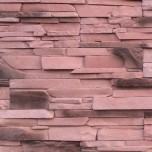 Искусственный декоративный камень Миди микс бордовый (500x100, 300x100, 200x100) Артштайн - uralkafel.ru - Уфа