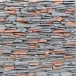 Искусственный декоративный камень Мини 11 сланец темно-серый 80х200 Артштайн - uralkafel.ru - Уфа