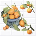 Панно керамическое настенное Вог Citrus 2 402х405 белое Азори - uralkafel.ru - Уфа