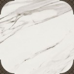 Плитка напольная керамическая Calacatta Estrella Brillo 450х450 белая Click Ceramica - uralkafel.ru - Уфа