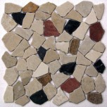 Мозаика каменная Rim II 305х305 коричневая Bonaparte mosaic - uralkafel.ru - Уфа