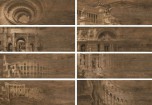 Декор Италиан Вуд (Italian Wood) 200х600 венге GT-253/SR/d01 miх из 8 шт. Grasaro - uralkafel.ru - Уфа
