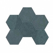 Керамогранитная плитка мозаика Luna LN03/TE03 Hexagon 25х28.5 неполированная Estima - uralkafel.ru - Уфа