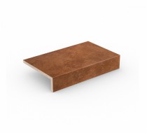 Клинкерная ступень Roccia Rosso175х294 коричневая 4817.0841 Stroeher - uralkafel.ru - Уфа