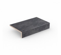 Клинкерная ступень Roccia Nero 175х294 черная 4817.0845 Stroeher - uralkafel.ru - Уфа
