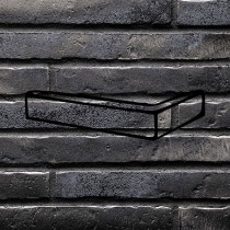 Клинкерный угловой элемент Riegel 50 Siber-schwarz 40х115х240 7754.S453 Stroeher - uralkafel.ru - Уфа