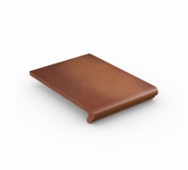 Клинкерная ступень рядовая Terra Patrician Red Flashed 240х340 красная 9240.0316 Stroeher - uralkafel.ru - Уфа