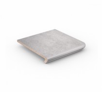 Клинкерная ступень угловая-флорентинер Roccia Marmos 345х345 серая 9331.0837 Stroeher - uralkafel.ru - Уфа