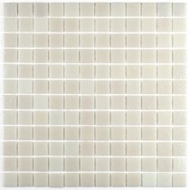 Мозаика стеклянная Atlantis Bianco 315х315 белая Bonaparte mosaic - uralkafel.ru - Уфа