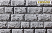 Искусственный декоративный камень Колотый камень Большой 02-02 угловой элемент серый Forester - uralkafel.ru - Уфа