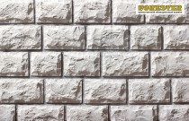Искусственный декоративный камень Колотый камень Большой 02-04 угловой элемент белый Forester - uralkafel.ru - Уфа