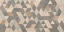 Керамогранит Marmostone (Мармостоун) Декор "Микс Гео" Лаппато бежевый 600х1200 K951329LPR01VTEP Vitra - uralkafel.ru - Уфа