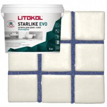 Litokol StarLike Evo S.330 Blu Avio - Эпоксидная затирка + клей для всех видов облицовки 5кг - uralkafel.ru - Уфа