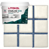 Litokol StarLike Evo S.340 Blu Denim - Эпоксидная затирка + клей для всех видов облицовки 5кг - uralkafel.ru - Уфа