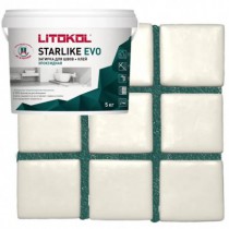 Litokol StarLike Evo S.410 Verde Smeraldo - Эпоксидная затирка + клей для всех видов облицовки 5кг - uralkafel.ru - Уфа