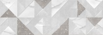 Керамическая настенная плитка Origami (Оригами) grey wall 03 300х900 серая Gracia Ceramica - uralkafel.ru - Уфа