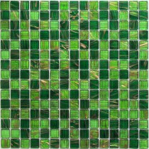 Мозаика стеклянная Verde 327х327 зеленая Bonaparte mosaic - uralkafel.ru - Уфа