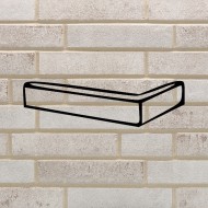 Клинкерный угловой элемент Stiltreu Silver-grey 40х115х240 7757.S452 Stroeher - uralkafel.ru - Уфа