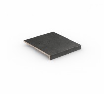 Клинкерная ступень рядовая Gravel Blend Black 294х340 черная 9430.0963 Stroeher - uralkafel.ru - Уфа