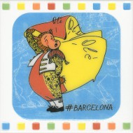 Декор настенный Большое путешествие Barcelona NT/A264/5009 200х200 Керама Марацци - uralkafel.ru - Уфа
