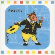 Декор настенный Большое путешествие Madrid NT/A265/5009 200х200 Керама Марацци - uralkafel.ru - Уфа