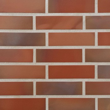 Клинкерная фасадная плитка Keravette Red Flashed 71х240 красная 2110.S316 Stroeher - uralkafel.ru - Уфа
