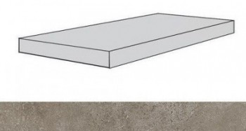 Ступень Drift Light Grey 33х160 угловая левая 620070001404 Atlas Concorde - uralkafel.ru - Уфа