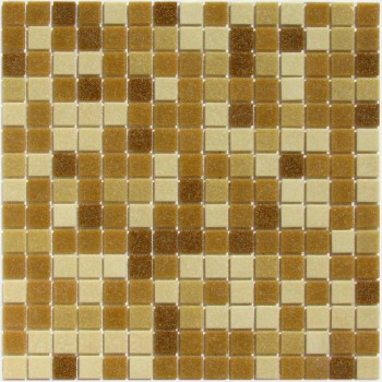 Мозаика стеклянная Aqua 300 (на бумаге) 327х327 коричневая Bonaparte mosaic - uralkafel.ru - Уфа