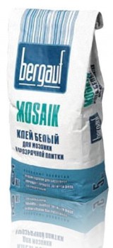 Клей для мозаики Bergauf Mosaik белый 5 кг - uralkafel.ru - Уфа