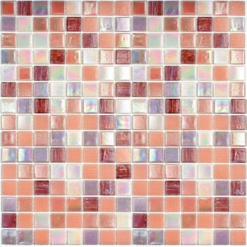 Мозаика стеклянная Flamingo 327х327 розовая Bonaparte mosaic - uralkafel.ru - Уфа