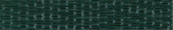 Бордюр Левада зеленый темный глянцевый LSB001 71х400 Керама Марацци - uralkafel.ru - Уфа