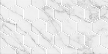 Плитка настенная Marble гексо белая 300х600 Березакерамика - uralkafel.ru - Уфа