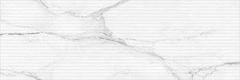 Керамическая настенная плитка Marble matt white wall 02 300х900 белая Gracia Ceramica - uralkafel.ru - Уфа