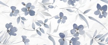 Декор настенный керамический Scarlett (Скарлетт) white decor 01 250х600 Gracia Ceramica - uralkafel.ru - Уфа