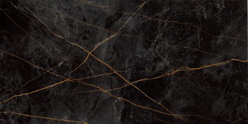 Керамогранит Сандра (Sandra) черный CF013 LLR 600х1200 лаппатированный Idalgo - uralkafel.ru - Уфа