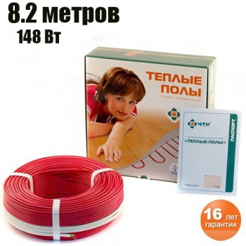 Секция нагревательная 2-жильная тонкая 18 Вт/м: 148 Вт/8,2 м ЧТК - uralkafel.ru - Уфа