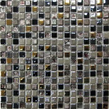 Мозаика керамическая Space 300х300 темно-серая Bonaparte mosaic - uralkafel.ru - Уфа