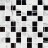 Мозаика Marble Trend Carrara / Nero Dorato K-1000(1004)/MR(LR)/m22 300х300 Kerranova